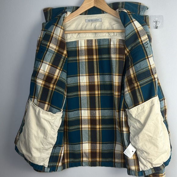 Outerknown Yellow and Blue Plaid Shirt - Picture 13 of 16